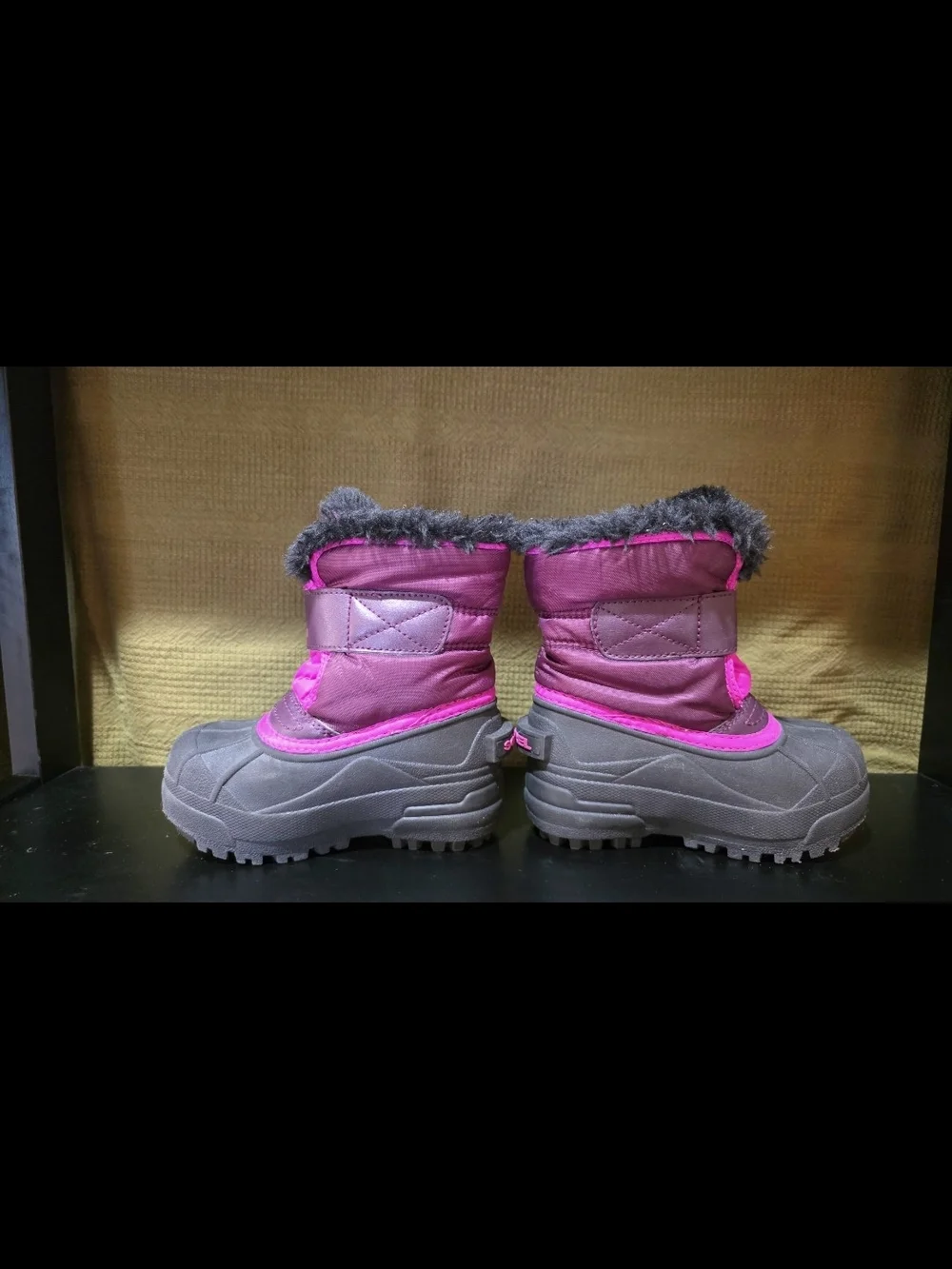 Sorel Kids Waterproof Winter Boots - Pink and Gray